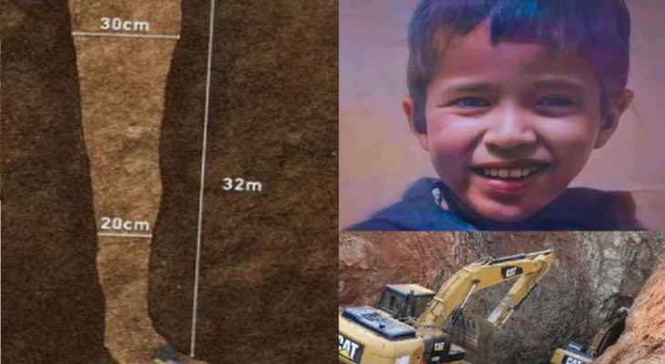 فرق الإنقاذ تصل إلى مكان الطفل ريان في البئر ولحظات قبيل انتشاله