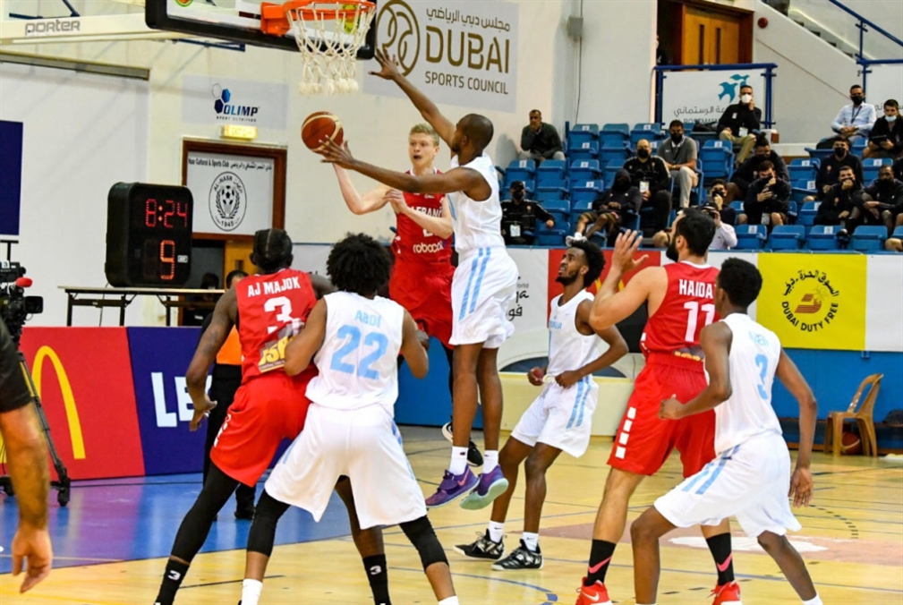 لبنان يواجه تونس في نهائي بطولة العرب في كرة السلّة اليوم .