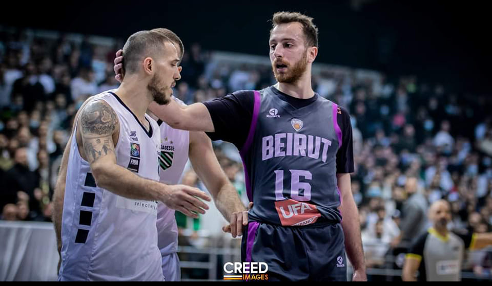 الدّور النّصف نهائي من بطولة لبنان في كرة السلّة : بيروت يكرّر اكتساحه للحكمة ويقترب من النّهائي , والرياضي يتقدّم على دينامو (1-0) .