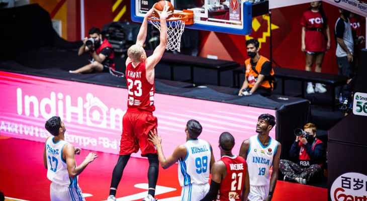 كأس ءاسيا في كرة السلة ’’ إندونيسيا 2022 ’’ : لبنان يؤكّد بطولته للمجموعة الرابعة باكتساحه الهند , ويواجه الصين في  الدّور الربع نهائي بعد غدٍ الأربعاء .