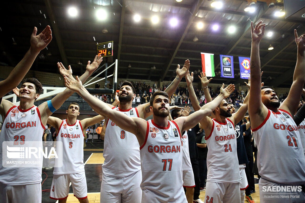 بطولة ’’ وصل ’’ غرب ءاسيا في كرة السلّة : الرياضي بيروت يسقط أمام غورغان في طهران .
