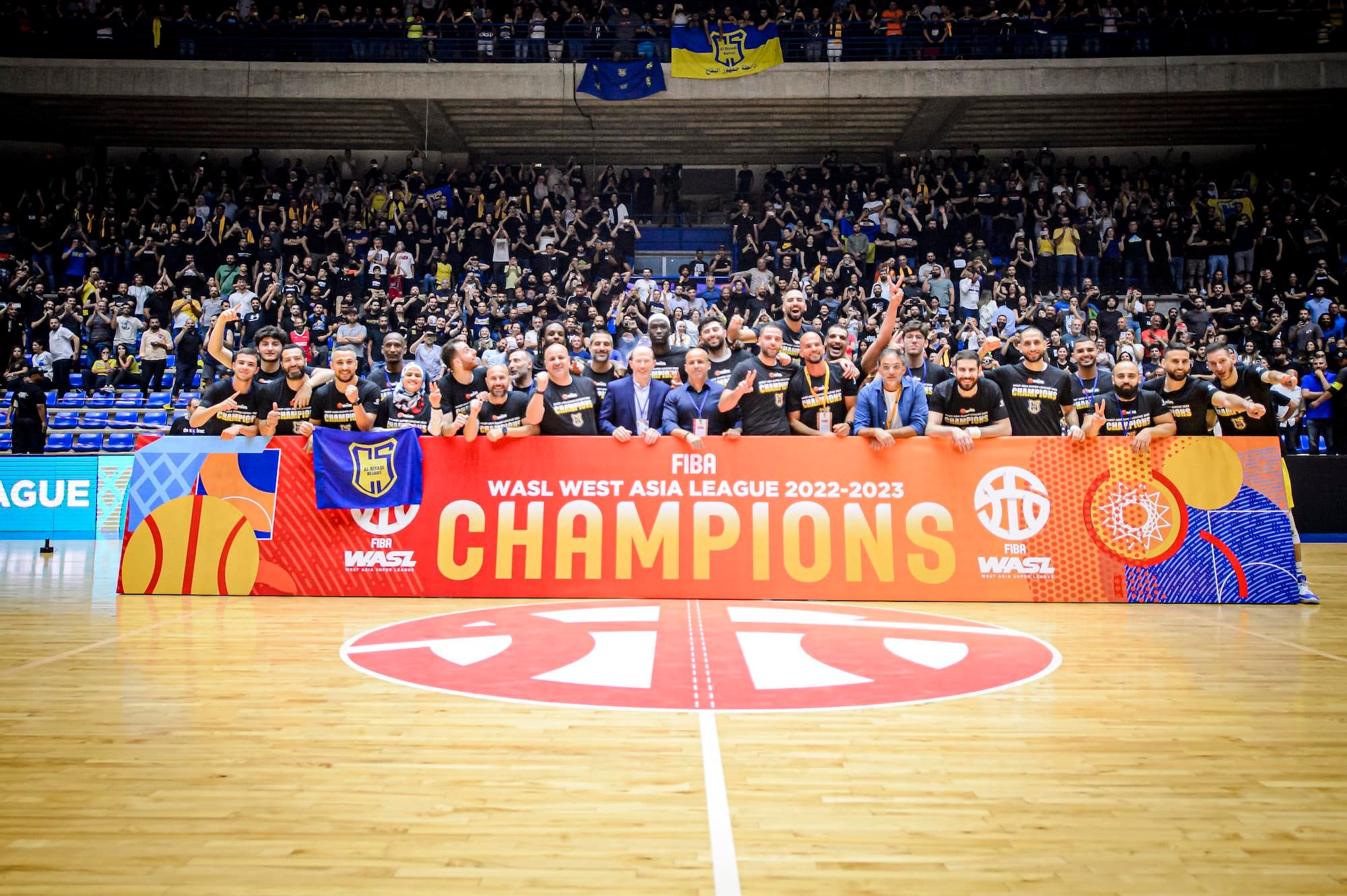 الرياضي يجدّد فوزه على غورغان الإيراني , ويتوّج بطلاً لغرب ءاسيا في بطولة ’’ وصل’’ لكرة السلّة .