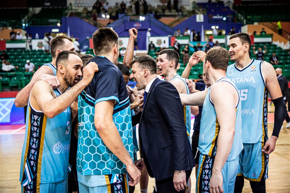 أستانة يُلحق أوّل خسارة بفريق الكويت  , ويواجه  الفائز من بيروت والمنامة البحريني في الدّور النّصف نهائي , في منافسات final 8 لبطولة وصل لكرة السلّة .