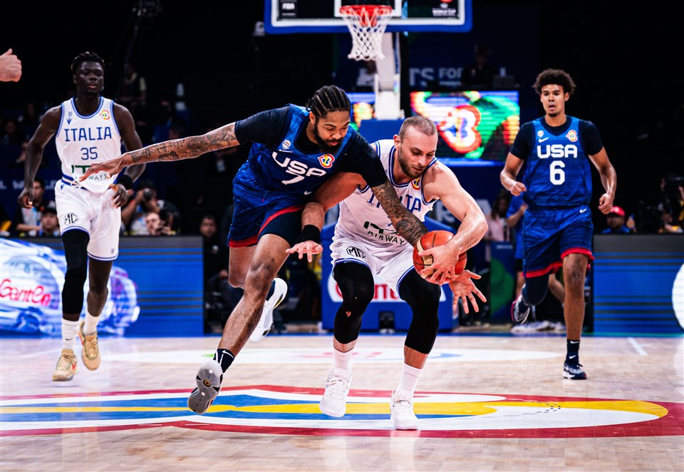 كأس العالم لكرة السلّة 2023 : الولايات المتحدة وصربيا أول الصاعدين إلى الدّور النّصف نهائي .