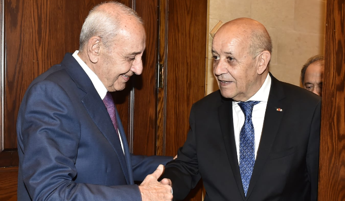 بري للودريان : نحرص على الجهد الفرنسي لمؤازرتنا في التصدي للمؤامرة على اليونيفيل للنيل منها ومن لبنان وجنوبه