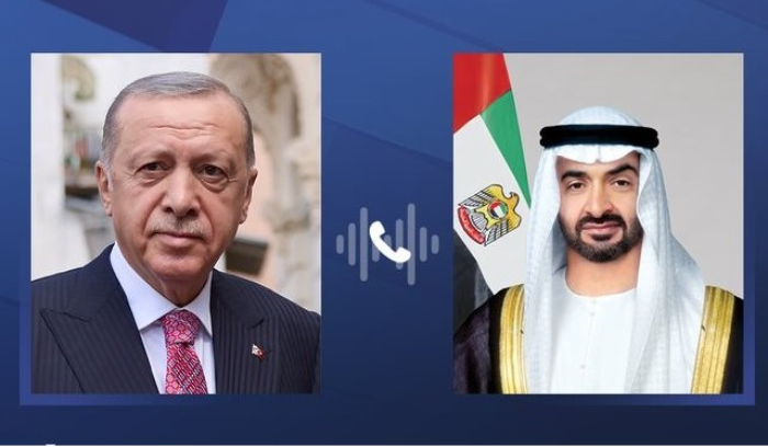 الرئيس التركي ناقش الوضع في غزة مع نظيره الإماراتي