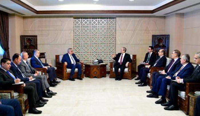 بيان مشترك عن اجتماع وزيري خارجية لبنان وسوريا.
