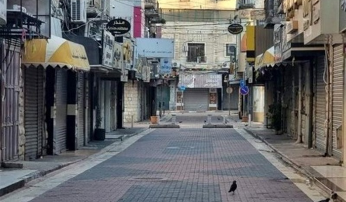 الإضراب يعم محافظات الضفة تنديدا بعدوان الاحتلال المتواصل