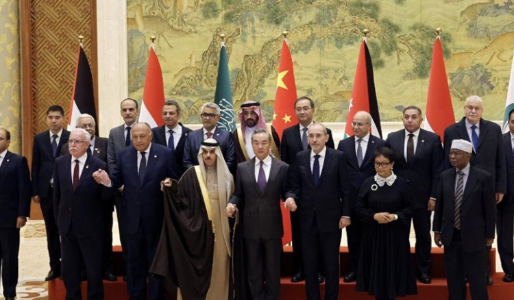 وزراء خارجية فلسطين والسعودية والصين اكدوا من مجلس الامن اهمية وقف اطلاق النار في غزة.