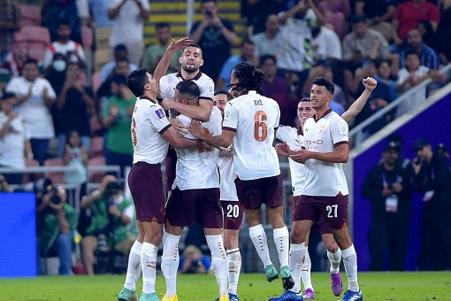 مانشستر سيتي × فلوميننسي , في نهائي بطولة العالم للأندية .