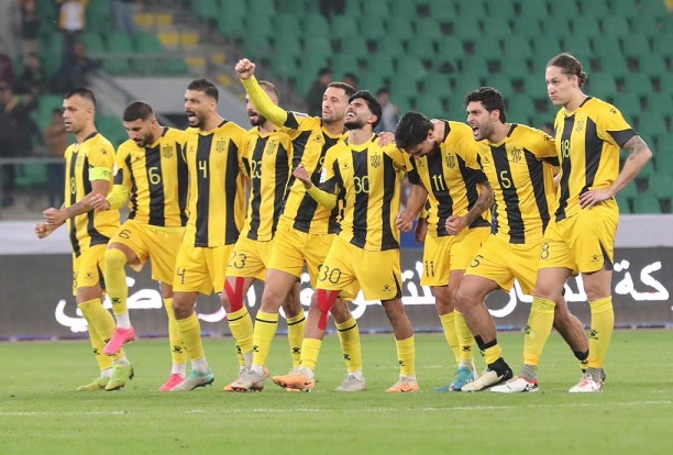 العهد يصعق الكهرباء العراقي وينتقل إلى نهائي كأس الإتحاد الآسيوي منطقة غرب ءاسيا .