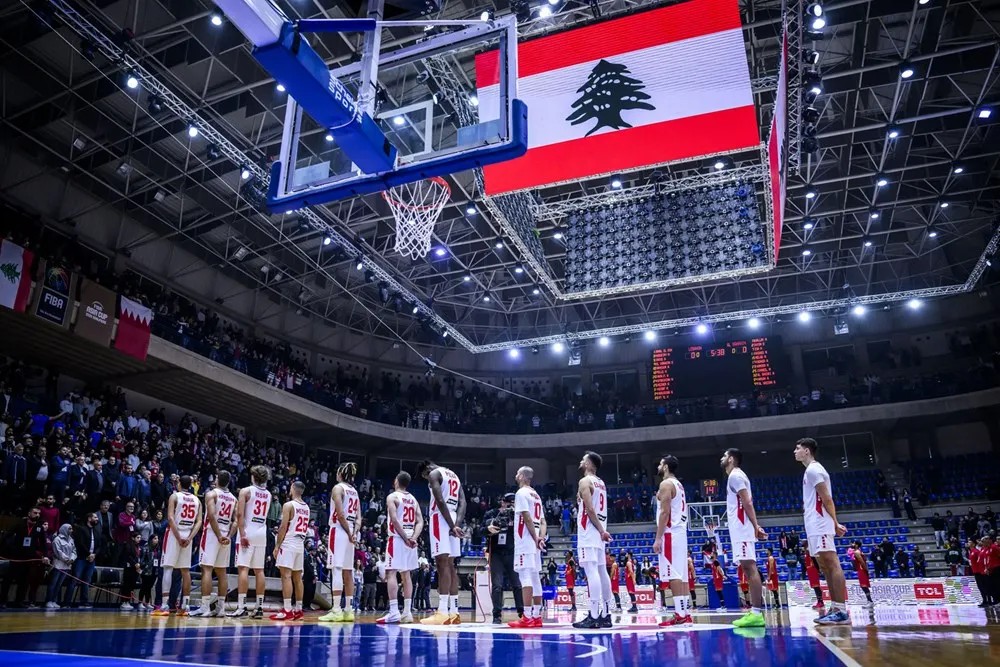 فوز كبير للبنان على البحرين في التصفيات المؤهّلة لكأس ءاسيا 2025 في كرة السلّة .