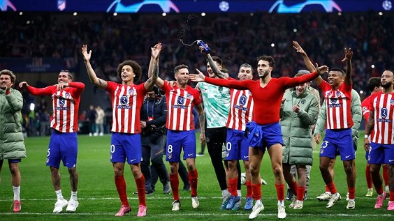 دوري أبطال أوروبا لكرة القدم , ختام دور ال16 : أتليتيكو مدريد يُخرج إنتر ميلان .