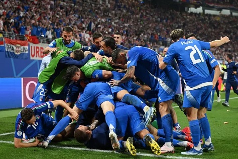 ’’ يورو 2024’’ لكرة القدم : إيطاليا , هولندا , فرنسا , وإنكلترا إلى دور الثمانية .