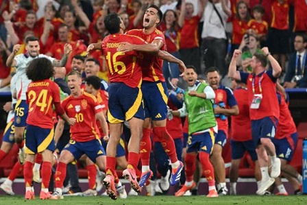 ’’ يورو 2024 ’’ : إسبانيا تهزم فرنسا وتبلغ المباراة النهائية .