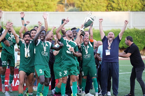 الأنصار يختتم الموسم بفوزه بكأس لبنان على حساب العهد .