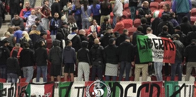 دوري الأمم الأوروبية لكرة القدم : الجمهور الإيطالي يدير ظهره للنشيد الصهيوني .