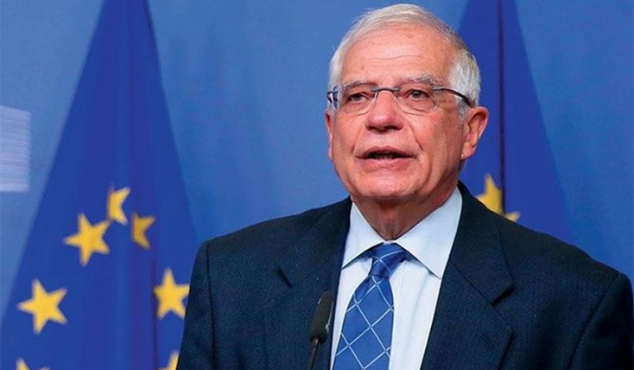 بوريل يصل كييف لطمأنة أوكرانيا .