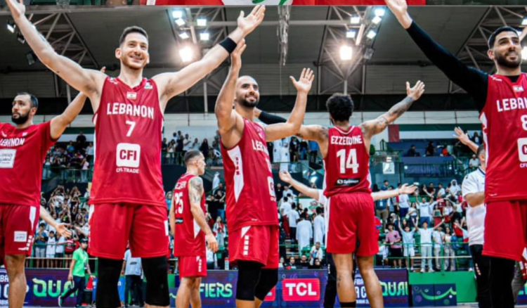 لبنان الفائز على سوريا تأهل لنهائيات بطولة آسيا في كرة السلة.
