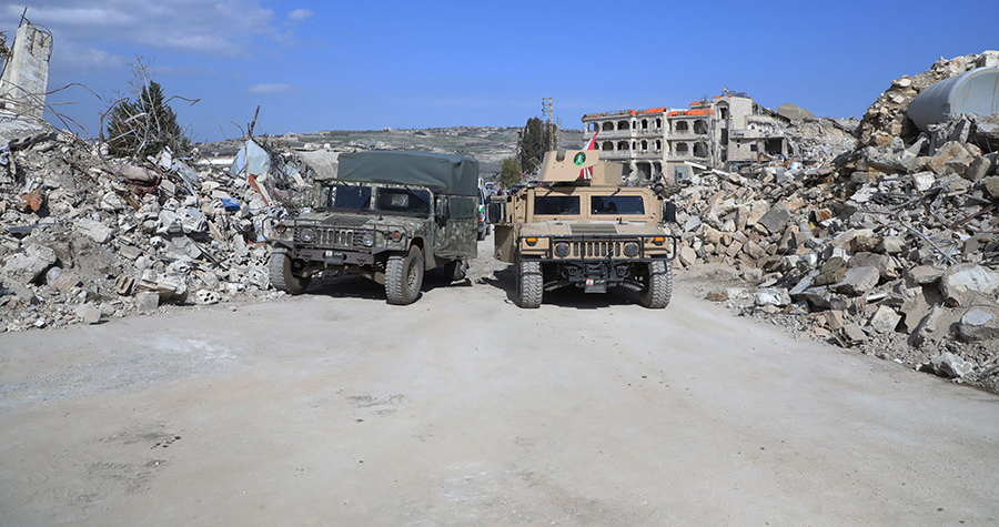 الجيش: الوحدات العسكرية تستكمل الانتشار في البلدات الحدودية الجنوبية