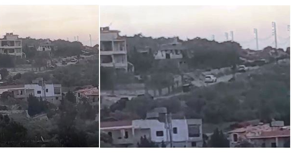 جولة لوفد اميركي برفقة قوّة من الجيش في منطقة الدبش في الطرف الشرقي الجنوبي ليحمر الشقيف