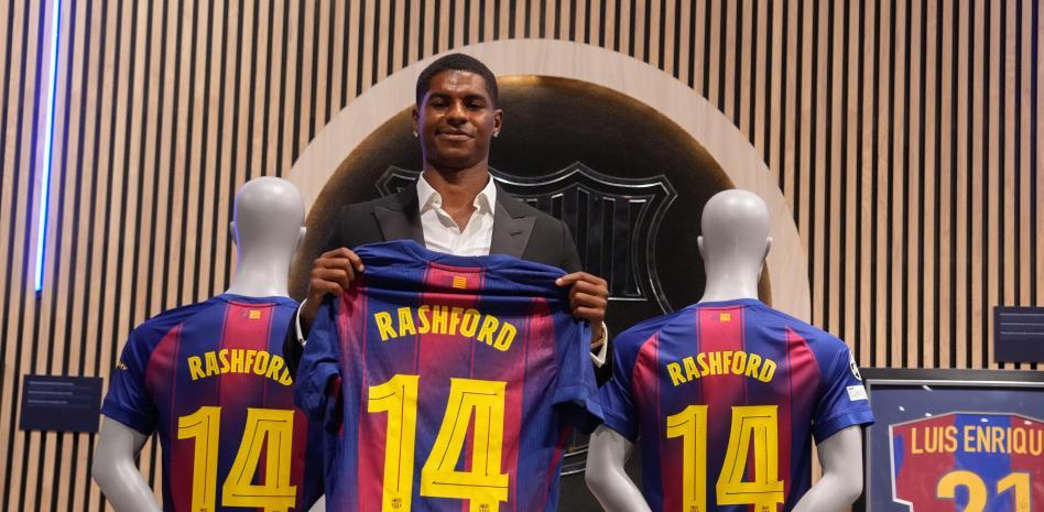 راشفورد بعد انضمامه لبرشلونة : إنه المكان الأنسب للفوز بالألقاب .