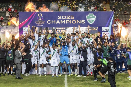 الأهلي بطلًا لكأس السوبر السعودي على حساب النّصر .