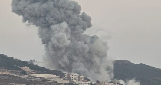 تحليق مسير فوق أنصارية والزهراني وعدلون.