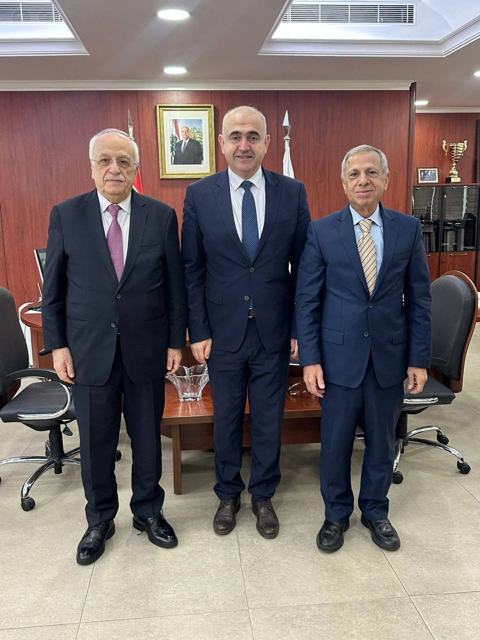 طرابلسي و ناجي قاما بزيارة رئيس الجامعة اللبنانية وجرى التداول في شؤونها