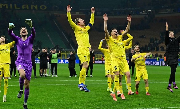 بودو غليمت النروجي مفاجأة الموسم يُقصي إنتر ميلان من دوري الأبطال .