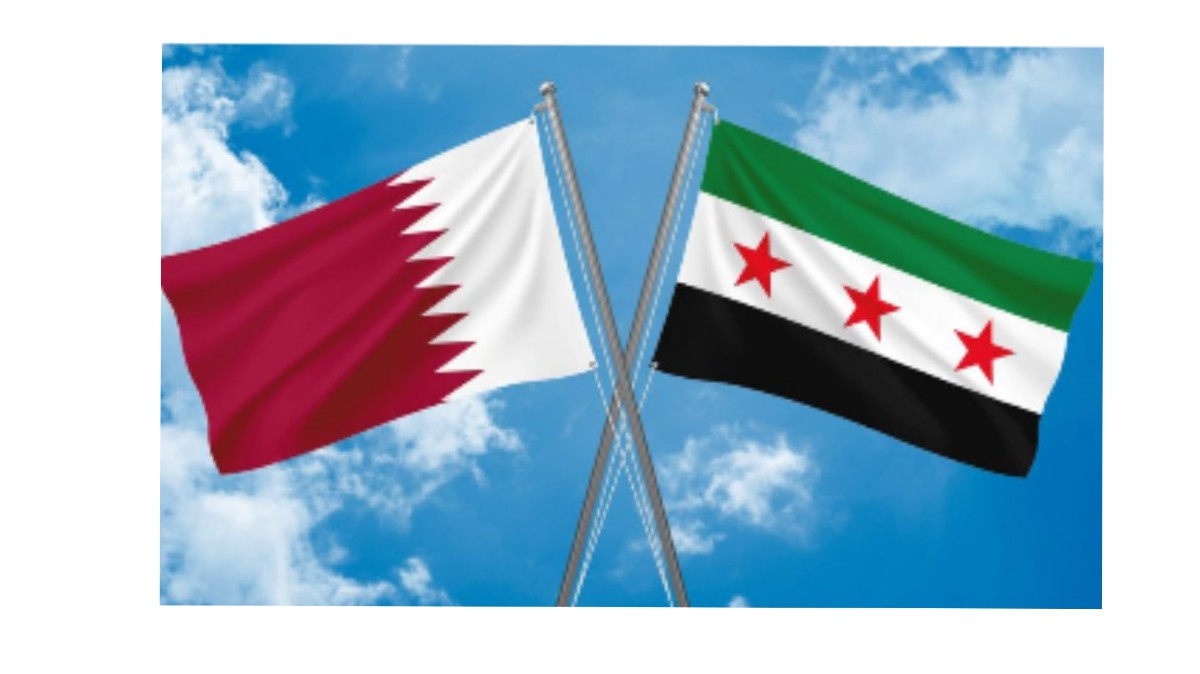 وزير خارجية قطر يستقبل الشيباني