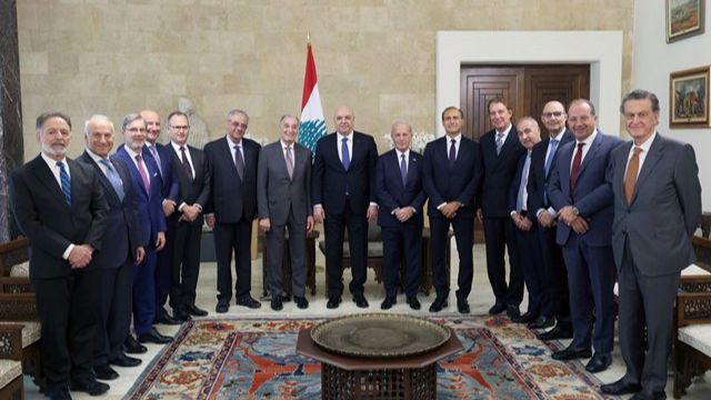 الرئيس عون  التقى تاسك فورس فور ليبانون